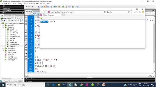9. PHP & MySQL | Loop Statements in PHP смотреть онлайн