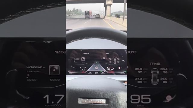 Haval Self Drive Lane Assistant Auto Braking Feature смотреть онлайн
