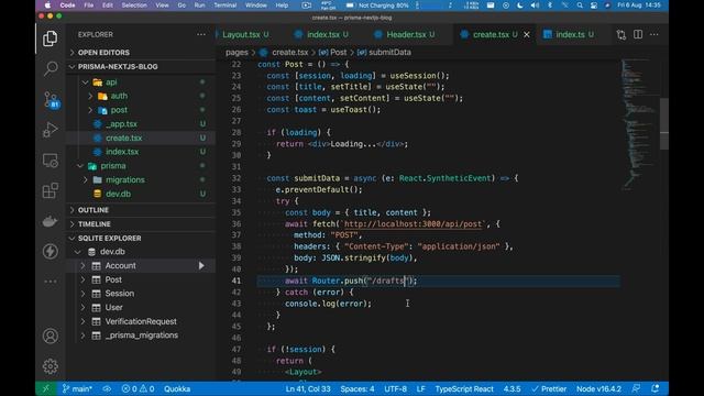 Create A Blog With Prisma & NextJS | part 4 смотреть онлайн