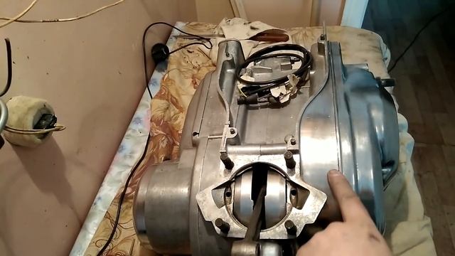 Полировка двигателя ИЖ смотреть онлайн