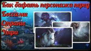 Black Desert / BD: Как бафаться на Боссах Страны Утра (Стойка Живучести и Атаки)