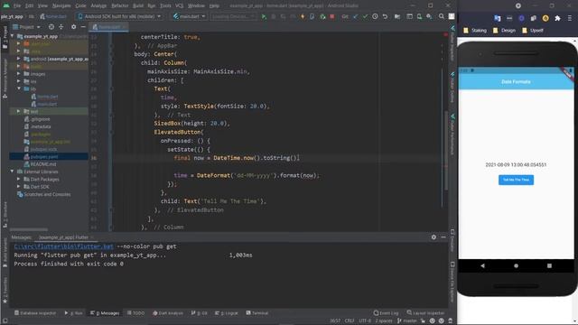 Flutter - How To Format Current Date To Custom String (with the intl package) смотреть онлайн