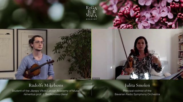 Live violin masterclass with Julita Smoleń | RJ Online Music Academy - Masterclass #8 смотреть онлайн