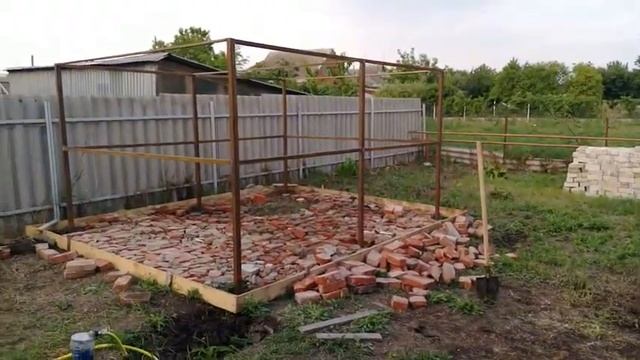 сарай из металопрофиля смотреть онлайн