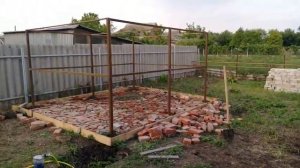 сарай из металопрофиля