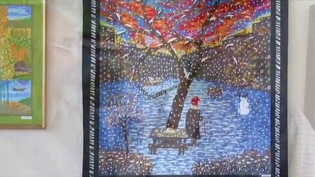 Лоскутные картины Владимира Гукова смотреть онлайн