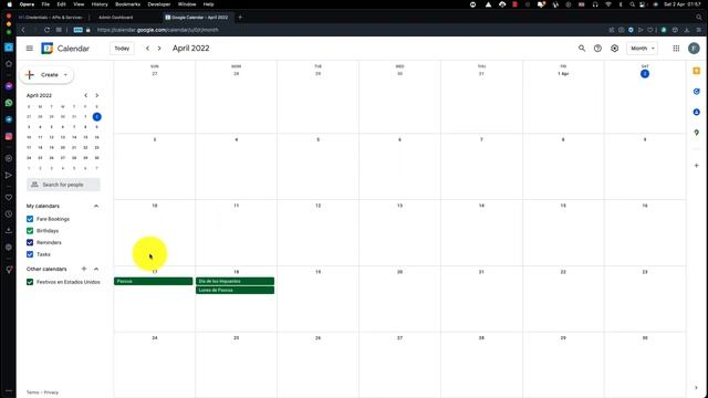 How to add google calendar in admin panel смотреть онлайн