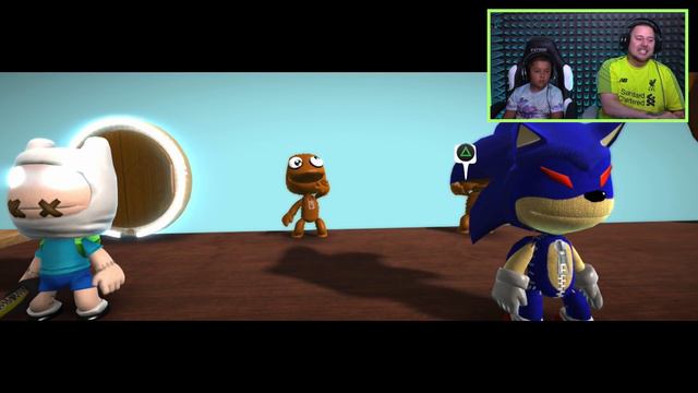GIANT POOP IS AFTER SACKBOY | LittleBIGPlanet 3 Gameplay LBP 3 (Playstation 4) смотреть онлайн