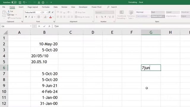 Dates not working in excel ? | Date Entry | Custom Date Formats смотреть онлайн