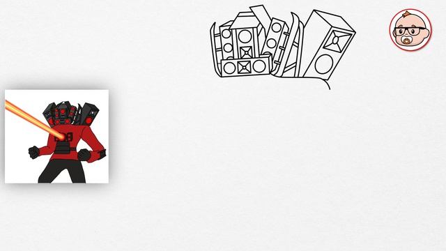 Comment Dessiner Titan Speakerman - Skibidi Toilette 67 Partie 2