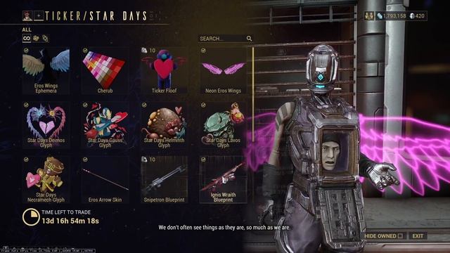 Grab The Warframe Wing Cosmetics Now! Star Days Event! смотреть онлайн