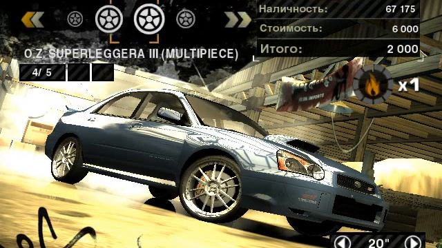 Baby driver Subaru Modifying in NEED FOR SPEED MOST WANTED 2005 смотреть онлайн