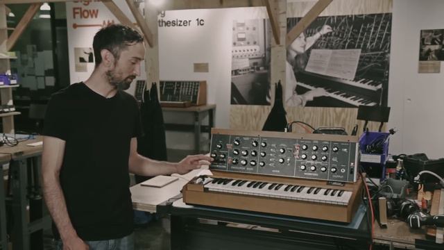 Moog Minimoog Model D Analog Synthesizer смотреть онлайн