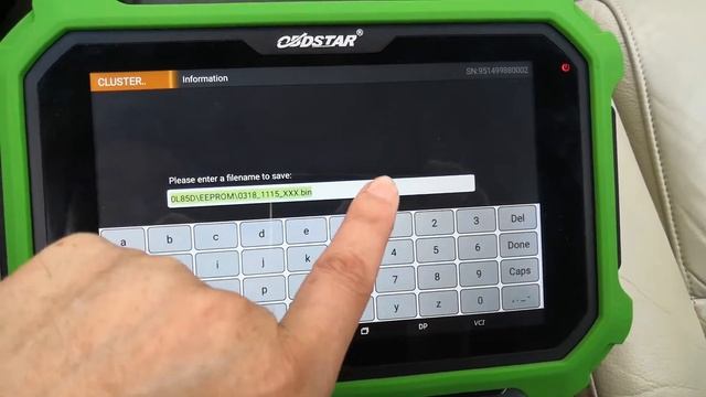 OBDSTAR DP PLUS Work on Volvo XC90 2010 Cluster Calibration смотреть онлайн