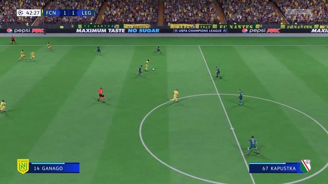 FIFA 23 | FC Nantes vs Legia Warszawa - UCL | Gameplay смотреть онлайн