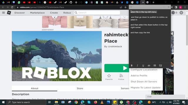 Fix Roblox This Experience Is Unavailable Because Its Starting Place Is Unpublished In Roblox