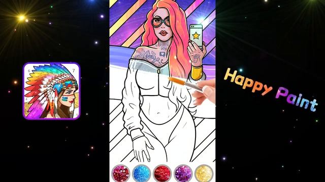 color by number-happy paint смотреть онлайн