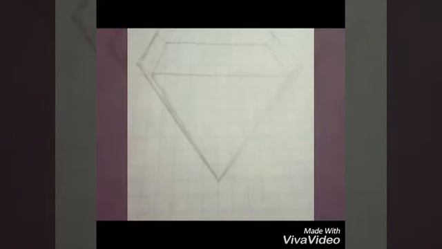 Рисуем красивый алмаз карандашом смотреть онлайн