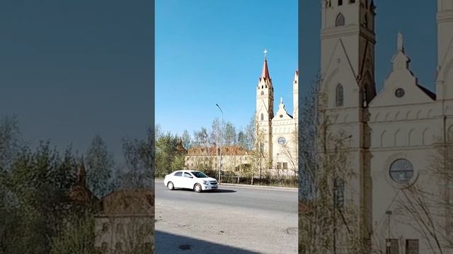 Католическая церковь Звонят колокола #shorts #караганда #церковь смотреть онлайн