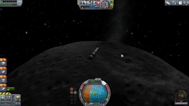 KSP Kerbal Space Program - Полёт на Муну (Лёгкая ракета) #To The Mun 2/4
