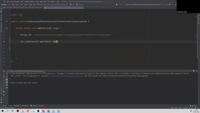 Find Occurrence Of Each Character In The Given String Using Java8 смотреть онлайн