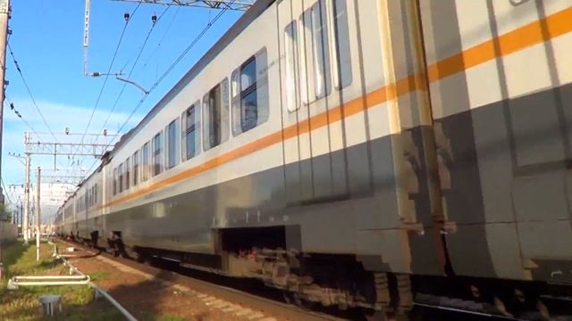 Электропоезд ЭД4М-0502 "ЦППК" экспресс "Владимир - Москва Курская" смотреть онлайн