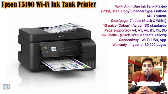 Best Epson WiFi Printers | Epson All in One Ink Tank Printers | Best Wifi Printers | Top 5 | Hindi смотреть онлайн