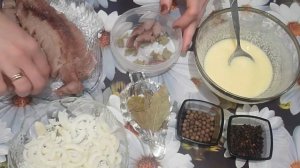 Сельдь в майонезном соусе. Пресервы из сельди