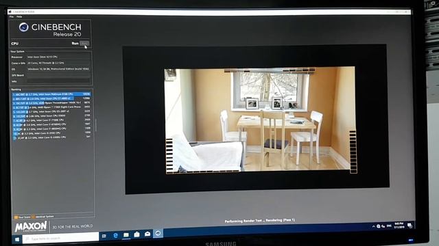 Dual Intel® Xeon® Silver 4210 Cinebench R20 benchmark / 20 cores / 40 threads / Windows 10 OOBE смотреть онлайн
