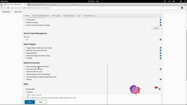 11. Jenkins for Beginners - Use of git plugin and clean workspace. смотреть онлайн