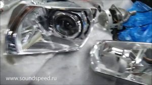 Установка линз в Ниссан Патфайндер - Автотехцентр SoundSpeed