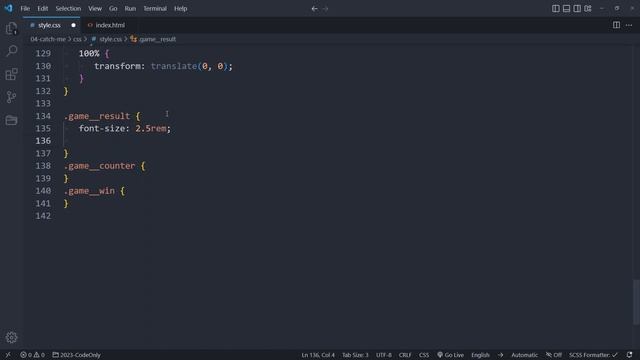 GAME on CSS HTML ONLY with timer and score. Catch me if You Can! смотреть онлайн