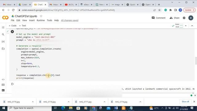 Build Your Own ChatGPT AI App in Python/gradio| OpenAI, Machine Learning смотреть онлайн