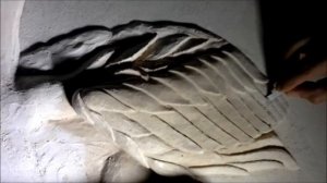 Барельеф на стене " Лебеди".