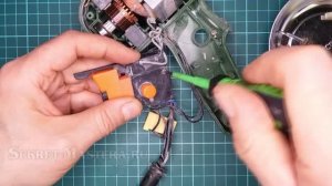 Ремонт электродрели КАЛИБР одной отверткой