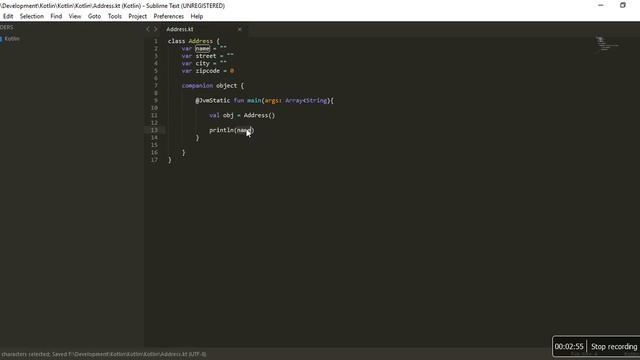 kotlin instantiate a class смотреть онлайн