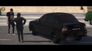 Лада Приора Опер Стайл в ГТА 5 Банда в сборе ??????