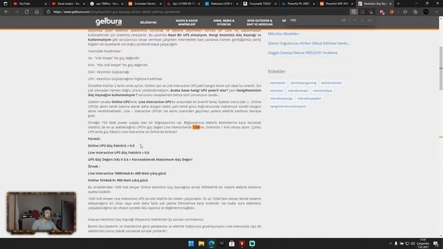 EN UCUZ UPS ( KESİNTİSİZ GÜÇ KAYNAĞI ) ÖNERİLERİ 2021 смотреть онлайн