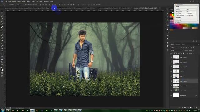 Digital Photoshop Manipulation Tutorials | Fantasy Photo Effect смотреть онлайн
