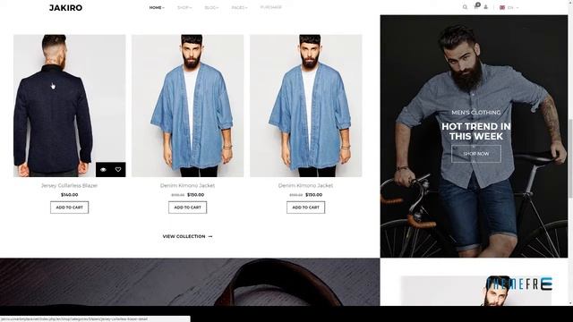 Jakiro - Fashion Shop Virtuemart Template Driscoll Osmond смотреть онлайн