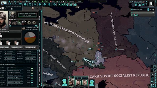 The Birth Of Hyperborea! Hoi4 TNO: Last Days Of Europe, Aryan Brotherhood, Hyperborea #5 смотреть онлайн