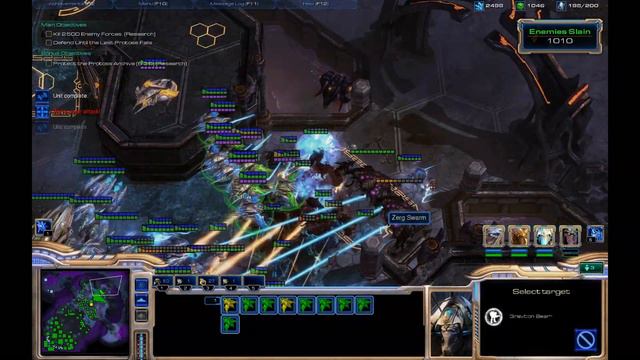 Starcraft 2 Protoss Mission 4 In Utter Darkness Brutal Mode All Achievements Pt 2/4 (HD) смотреть онлайн