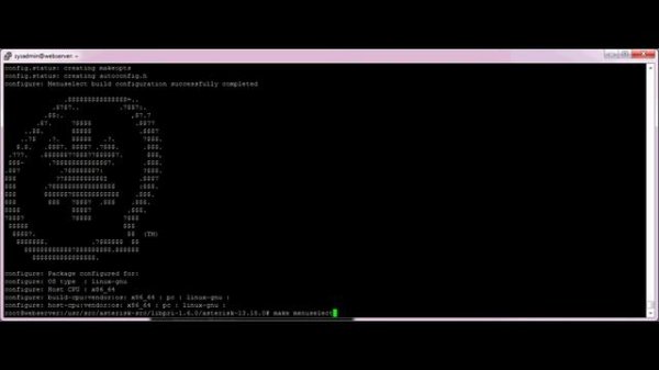 Установка Asterisk PBX 13 в Debian 9 Stretch