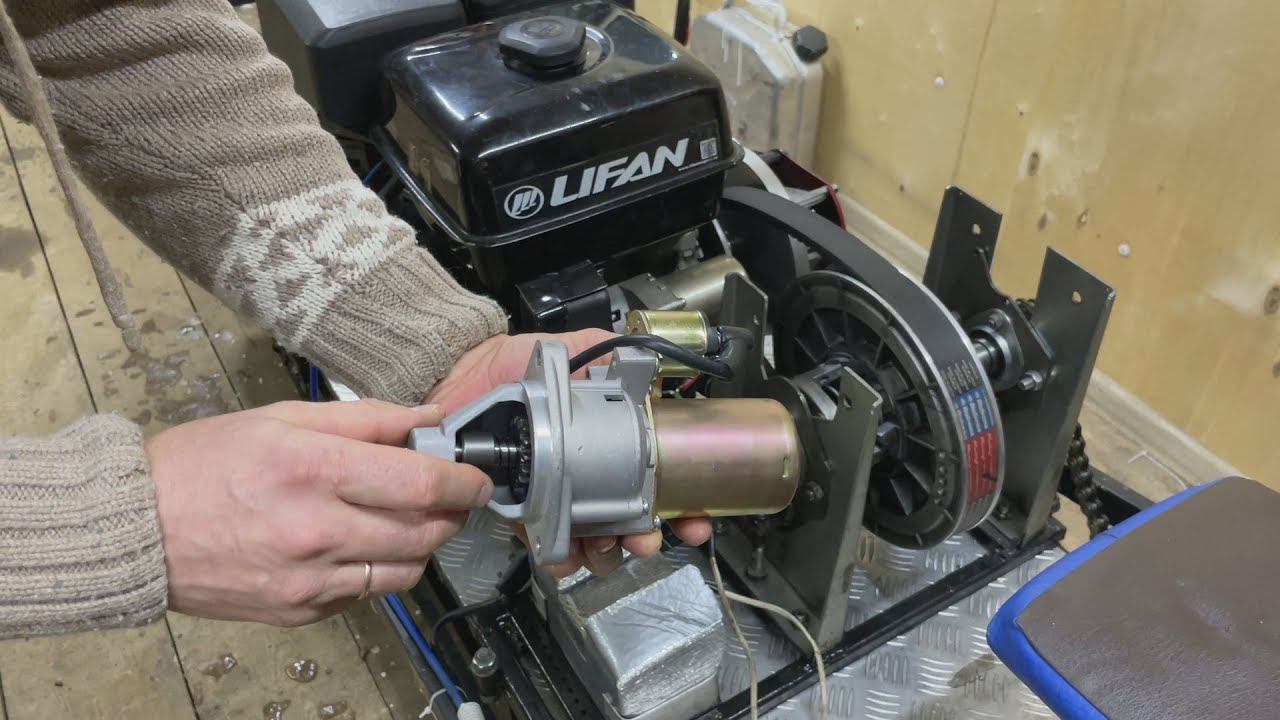 Сломался электростартер/ LIFAN-13л.с./ Замена смотреть онлайн