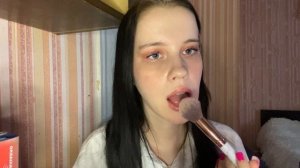 ASMR?Макияж слюнкой?АСМР *spit painting *