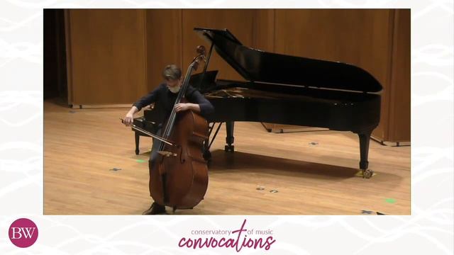Bach Cello Suite 3 Sarabande, Double Bass смотреть онлайн