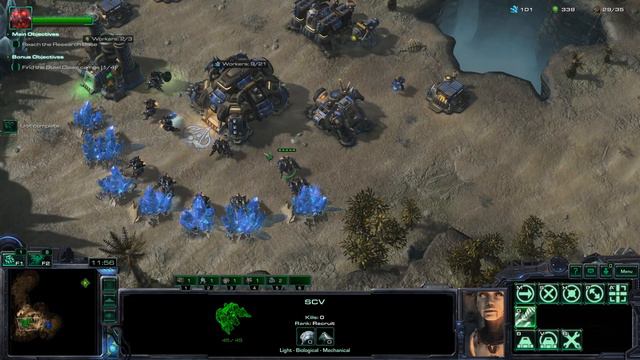 StarCraft II: The Great Hunt Campaign Mission 1 - The Unlucky Day смотреть онлайн