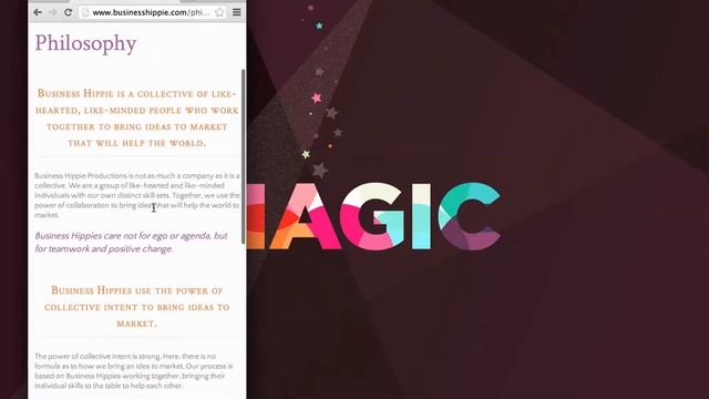 Business Hippie Productions - Responsive WordPress Website Example - Dallas, TX by Hooked On Code смотреть онлайн