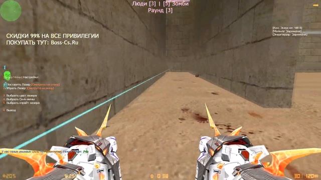 ШОК! НАФАРМИЛ 9999 КИЛЛОВ В Counter-Strike 1.6 на Зомби сервере [ZM] ЗОМБИ БОСС - VIP+ADMIN+BOSS смотреть онлайн