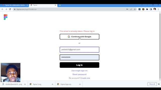 FIGMA SIGNING UP/LOGIN смотреть онлайн